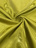 60" Crystal Liquid Satin Fabric - Water Shine Ultra Glossy Shimmer Reflective Bridal Satin Fabric By Yard