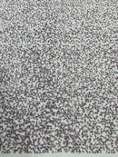 Rhinestone Glitter Mesh Fabric - Lilac - Shiny Glitter Mesh Rhinestone Detail Fabric by Yard