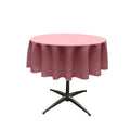 58" Solid Round Tablecloth - Round Table Cover for Event Decor, Party Tables, Available in Different Sizes