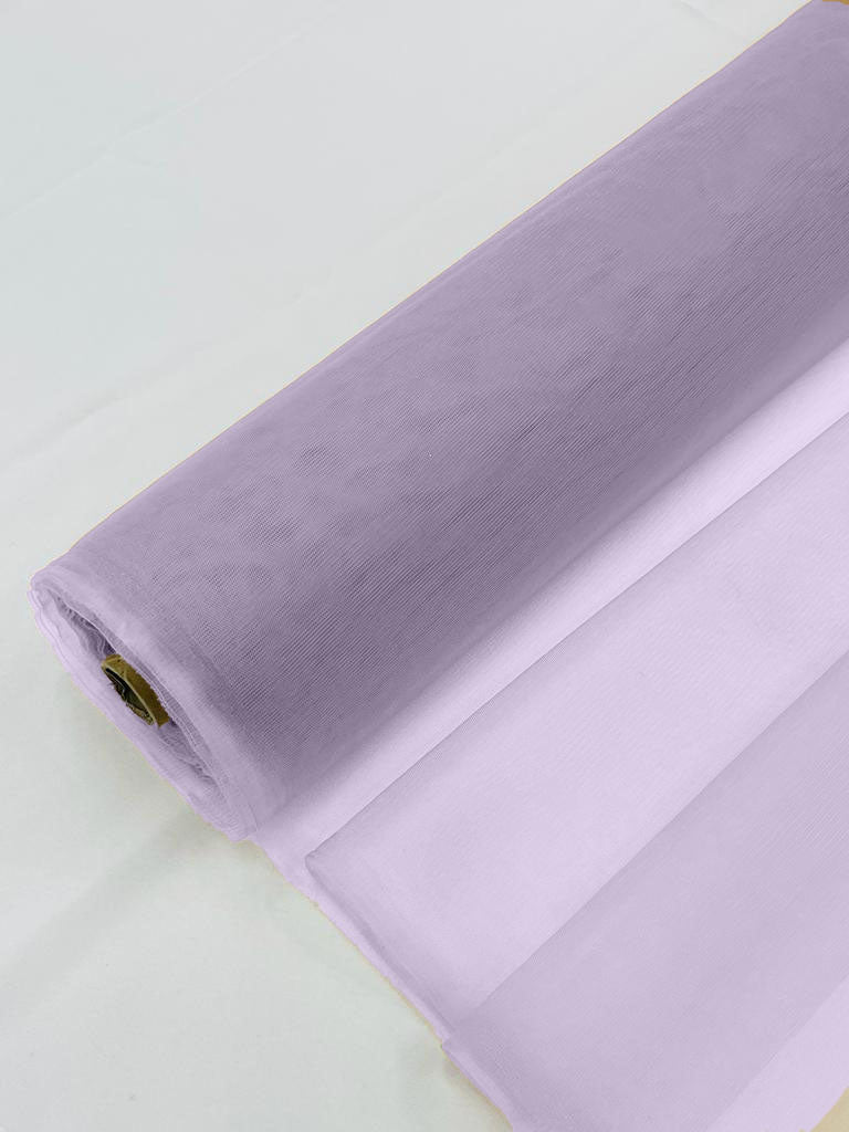 Illusion Mesh Fabric - Lavender - 60" Illusion Mesh Sheer Fabric Sold By The Yard