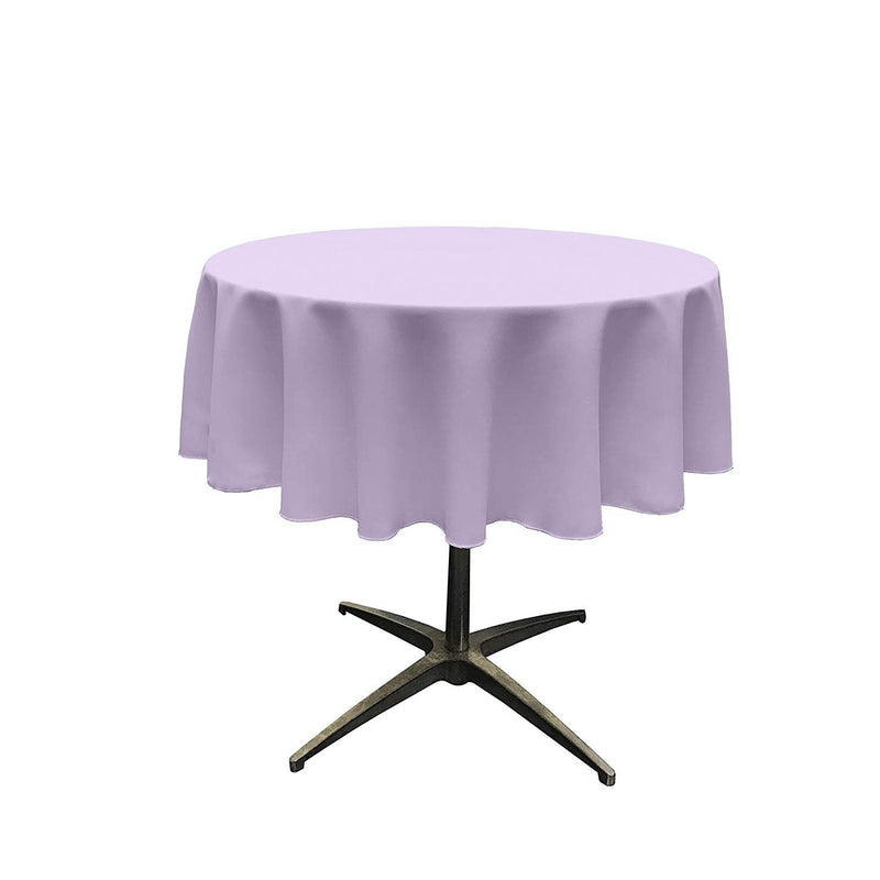 51" Solid Round Tablecloth - Round Table Cover for Event Decor, Party Tables, Available in Different Sizes