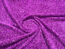 58/60" Velvet Sequins Stretch Fabric - Magenta - Velvet Sequins 2 Way Stretch Sold By Yard