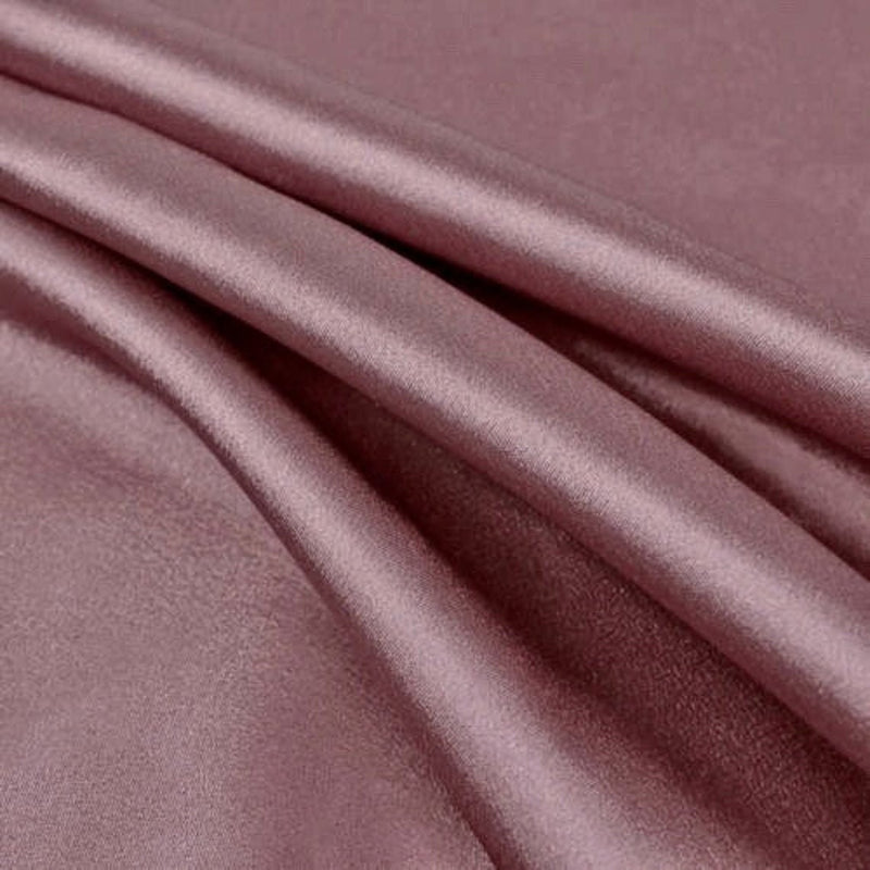 Matte L'Amour Satin - Mauve - (Peau de Soie) Duchess Fabric For Bridal, Bridesmaid Dress By Yard