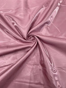 60" Crystal Liquid Satin Fabric - Water Shine Ultra Glossy Shimmer Reflective Bridal Satin Fabric By Yard