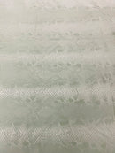 Matte Snake Skin Print Fabric - Snake Stretch Spandex Costume, Legging Fabric By Yard