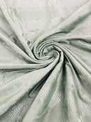 Matte Snake Skin Print Fabric - Snake Stretch Spandex Costume, Legging Fabric By Yard
