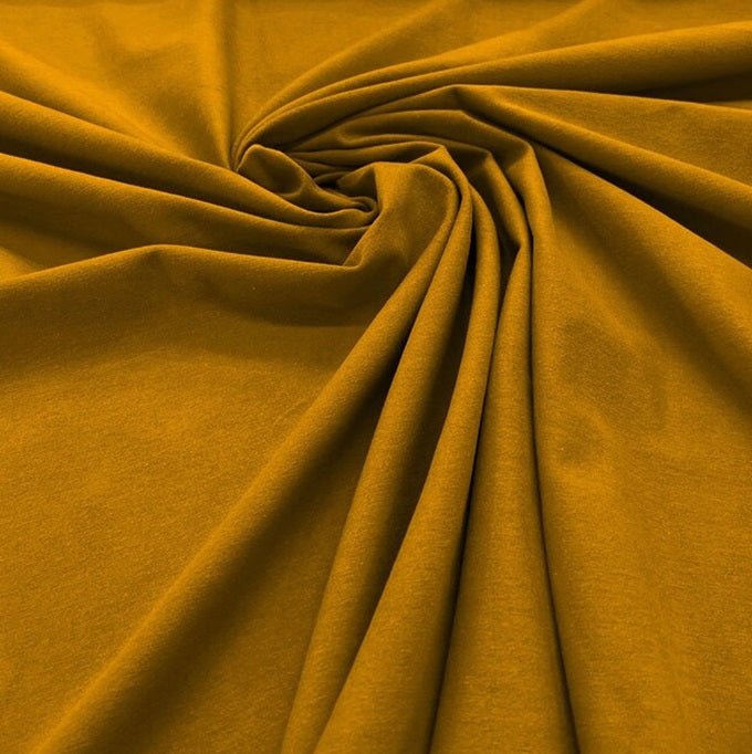 58/60" Cotton Spandex Jersey Knit Blend 95% Cotton 5 Percent Spandex / Stretch Cotton Fabric By Yard