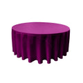 84" Solid Round Drape Tablecloth - 3 Part Stitched Round Full Table Cover Available in Different Sizes (84 Colors)