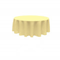 72" Solid Round Tablecloth - Different Sizes Round Full Table Cover Available in Different Colors