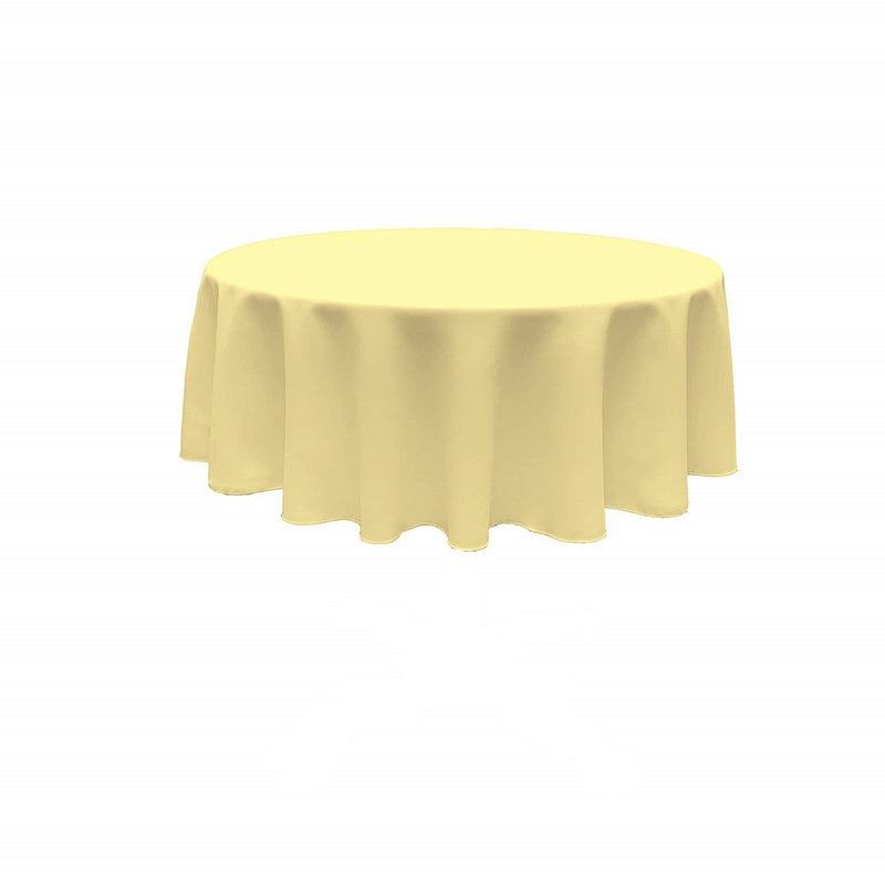 72" Solid Round Tablecloth - Different Sizes Round Full Table Cover Available in Different Colors