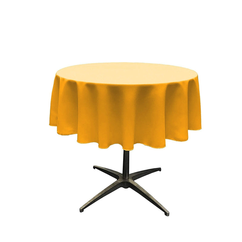 58" Solid Round Tablecloth - Round Table Cover for Event Decor, Party Tables, Available in Different Sizes