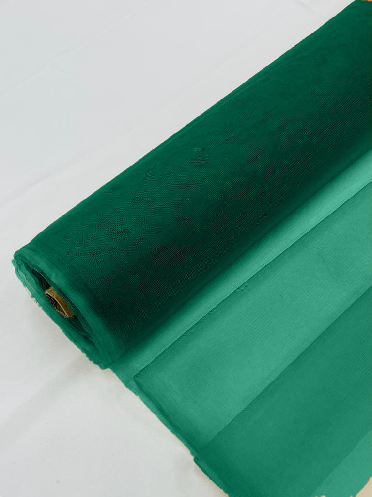 Illusion Mesh Fabric - Mariano Green - 60" Illusion Mesh Sheer Fabric Sold By The Yard