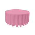 96" Solid Round Drape Tablecloth - 3 Part Stitched Round Full Table Cover Available in Different Sizes (84 Colors)