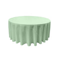 108" Solid Round Drape Tablecloth - 3 Part Stitched Round Full Table Cover Available in Different Sizes (84 Colors)