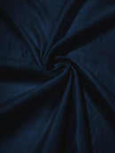 58" Faux Micro Suede Fabric - Navy Blue - Polyester Micro Suede Fabric for Upholstery / Crafts / Costume By Yard