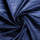 Crushed Taffeta Fabric - Navy Blue - 54" Wide Crushed Taffeta Creased Fabric Sold by Yard