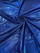 Mystique Spandex Foil Fabric - Navy Blue - Nylon/Spandex Iridescent Foggy Foil Fabric  4 Way Stretch 58/60" By Yard