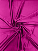 60" Shiny Heavy Satin Fabric - Neon Fuchsia - Stretch Satin Shiny Heavy Fabric Sold By Yard