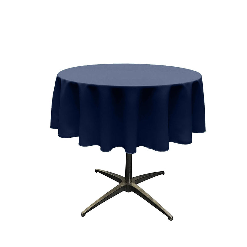 48" Solid Round Tablecloth - Round Table Cover for Event Decor, Party Tables, Available in Different Sizes