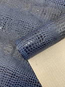 Gator 3D Embossed Vinyl Fabric Faux Fake Leather Vinyl Fabric, Embossed Crocodile Fabric By The Yard Upholstery Purses Shoes