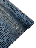 Gator 3D Embossed Vinyl Fabric Faux Fake Leather Vinyl Fabric, Embossed Crocodile Fabric By The Yard Upholstery Purses Shoes