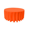 90" Solid Round Drape Tablecloth - 3 Part Stitched Round Full Table Cover Available in Different Sizes (84 Colors)