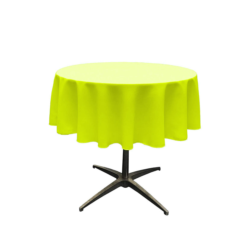 36" Solid Round Tablecloth - Round Table Cover for Event Decor, Party Tables, Available in Different Sizes