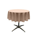 58" Solid Round Tablecloth - Round Table Cover for Event Decor, Party Tables, Available in Different Sizes