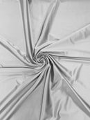 60" Shiny Heavy Satin Fabric - Off-White - Stretch Satin Shiny Heavy Fabric Sold By Yard