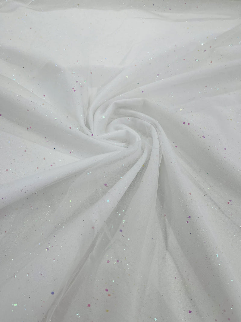 White Tulle Fabric