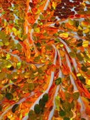 Jumbo Oval Sequins Fabric -  Iridescent Oval Shape Teardrop Sequins Fabric By The Yard (Pick Color)