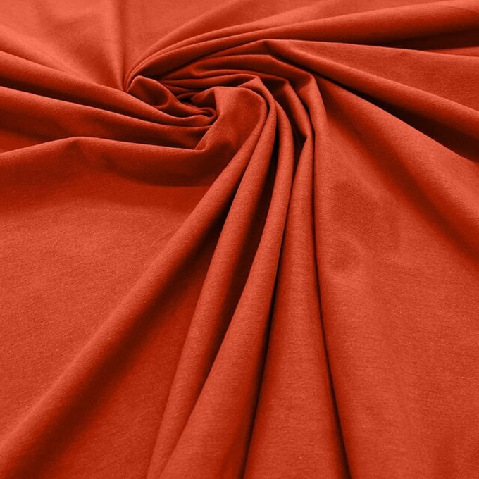 58/60" Cotton Spandex Jersey Knit Blend 95% Cotton 5 Percent Spandex / Stretch Cotton Fabric By Yard