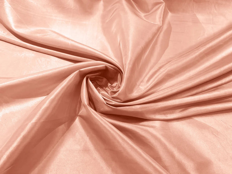 Solid Taffeta Fabric - Peach - 58" Taffeta Fabric for Crafts, Dresses, Costumes Sold by Yard