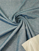 Shimmer Glitter Fabric - Periwinkle - Luxury Sparkle Stretch Solid Fabric Sold By Yard