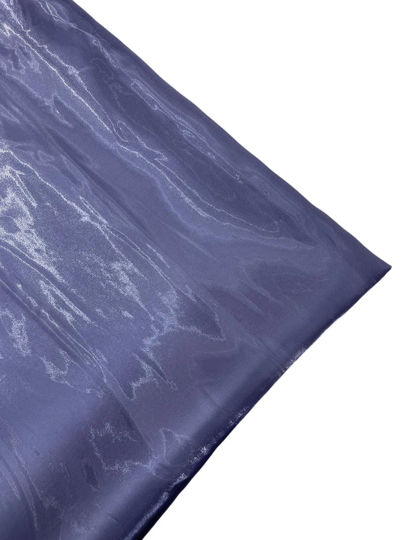 60" Crystal Liquid Satin Fabric - Water Shine Ultra Glossy Shimmer Reflective Bridal Satin Fabric By Yard