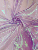 Pearl Iridescent Sheer Organza - Purple - 58" Organza Fabric for Fashion, Crafts, Decor By Yard