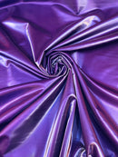 Shiny Latex Stretch Vinyl - Purple - 4 Way Stretch Milliskin Vinyl Spandex Latex Fabric by Yard