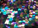 Round Sequins Fabric - 19mm Round Circle Shape Sequins Fabric By Yard (Pick Color)