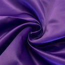 Matte L'Amour Satin - Purple - (Peau de Soie) Duchess Fabric For Bridal, Bridesmaid Dress By Yard