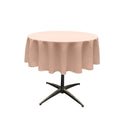 48" Solid Round Tablecloth - Round Table Cover for Event Decor, Party Tables, Available in Different Sizes