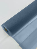 Illusion Mesh Fabric - Perry Blue - 60" Illusion Mesh Sheer Fabric Sold By The Yard