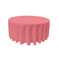 96" Solid Round Drape Tablecloth - 3 Part Stitched Round Full Table Cover Available in Different Sizes (84 Colors)