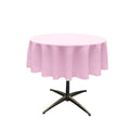 42" Solid Round Tablecloth - Round Table Cover for Event Decor, Party Tables, Available in Different Sizes