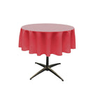 58" Solid Round Tablecloth - Round Table Cover for Event Decor, Party Tables, Available in Different Sizes
