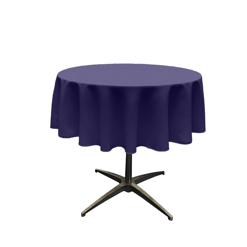 51" Solid Round Tablecloth - Round Table Cover for Event Decor, Party Tables, Available in Different Sizes