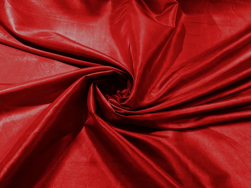 Solid Taffeta Fabric - Red - 58" Taffeta Fabric for Crafts, Dresses, Costumes Sold by Yard