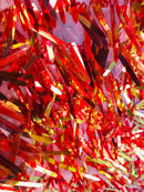 Sword Sequins Fabric - Shiny Sword Shape Sequins Fabric Sold By Yard (Pick Color)