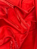 60" Crystal Liquid Satin Fabric - Water Shine Ultra Glossy Shimmer Reflective Bridal Satin Fabric By Yard