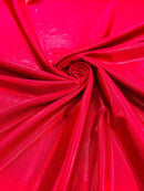 Mystique Spandex Foil Fabric - Red - Nylon/Spandex Iridescent Foggy Foil Fabric  4 Way Stretch 58/60" By Yard