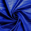 Crushed Taffeta Fabric - Royal Blue - 54" Wide Crushed Taffeta Creased Fabric Sold by Yard